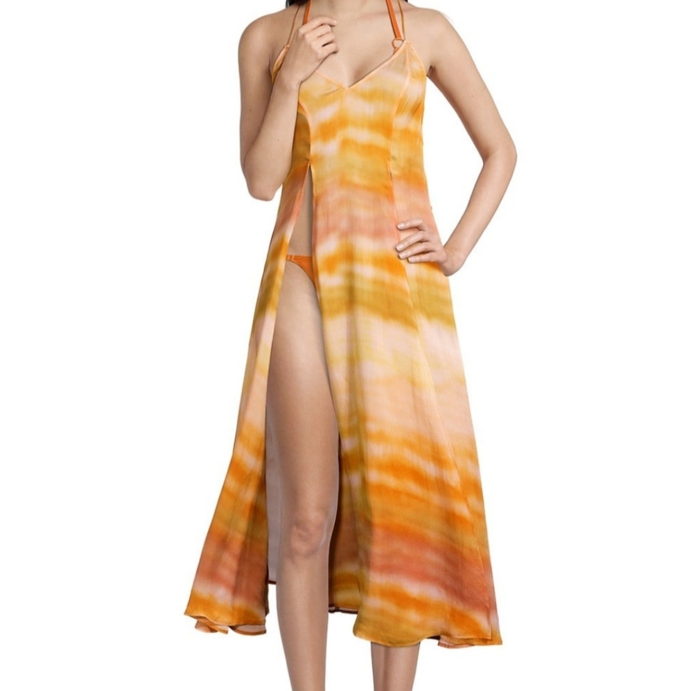 Cult Gaia Domino Midi-Dress